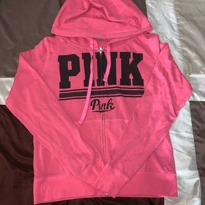 PINK medium zip up